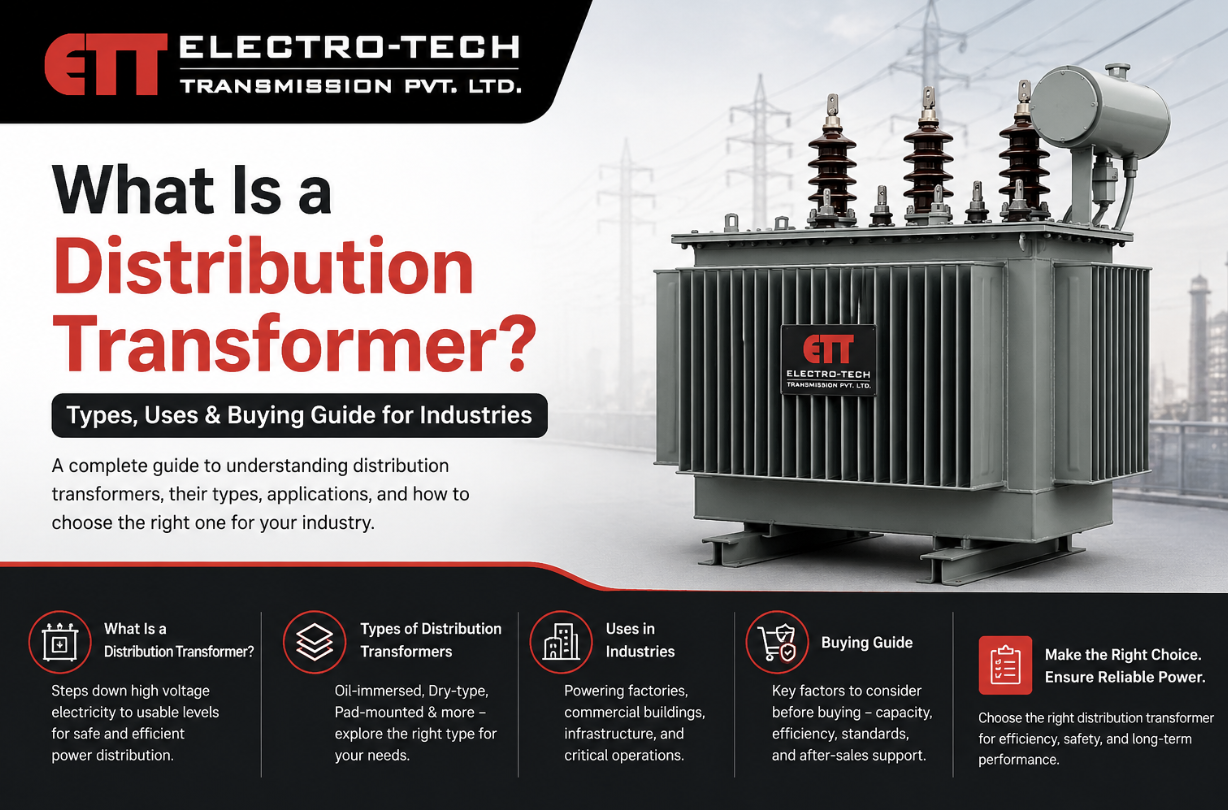 What Is a Distribution Transformer? Types, Uses & Buying Guide for Industries