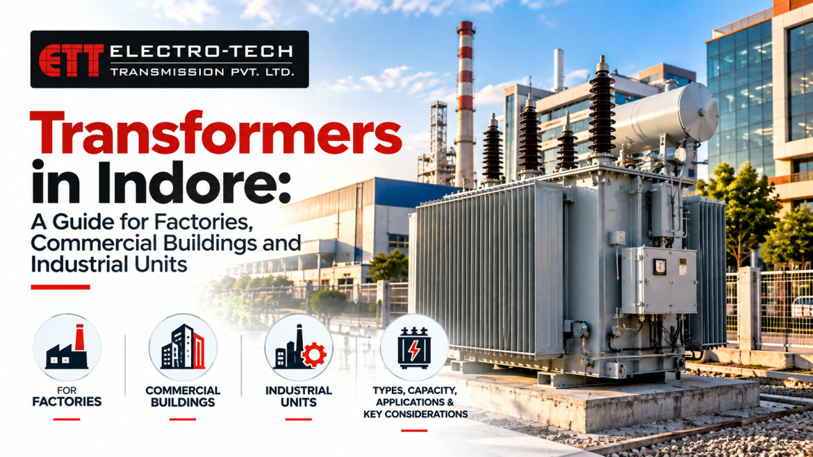 Transformers in Indore: A Guide for Factories, Commercial Buildings and Industrial Units